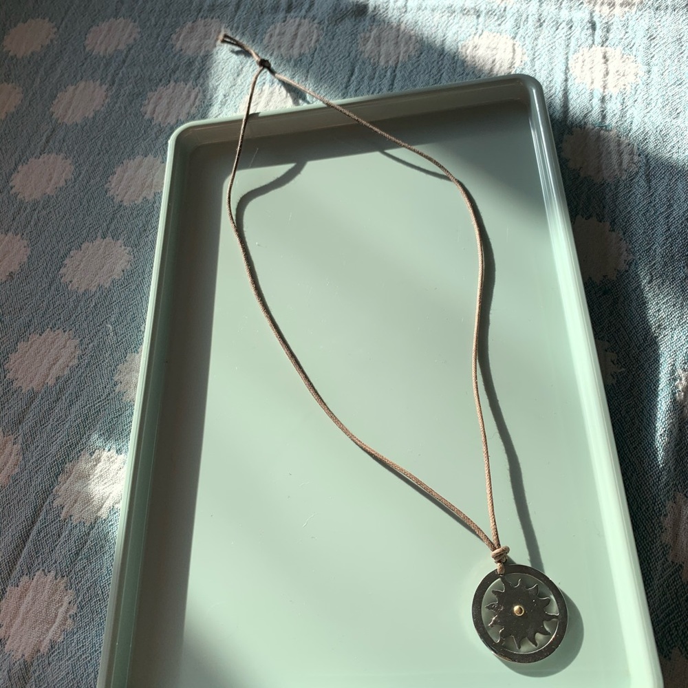 HANDMADE🌞italian boho sun charm necklace